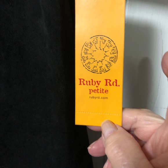 Ruby Rd. NEW Women’s Black Dress Size PL - Picture 3 of 3